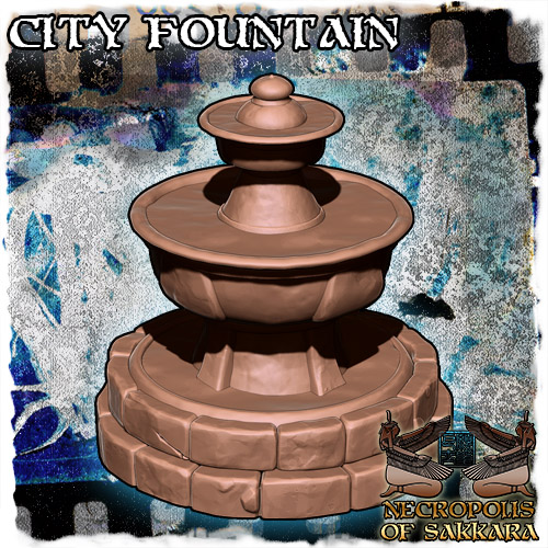 Fantasy Town Fountain